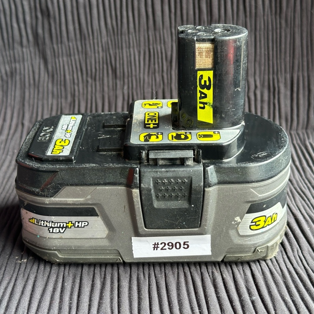 #2905 Ryobi ONE+ 18V Lithium+ HP 3Ah Battery P191